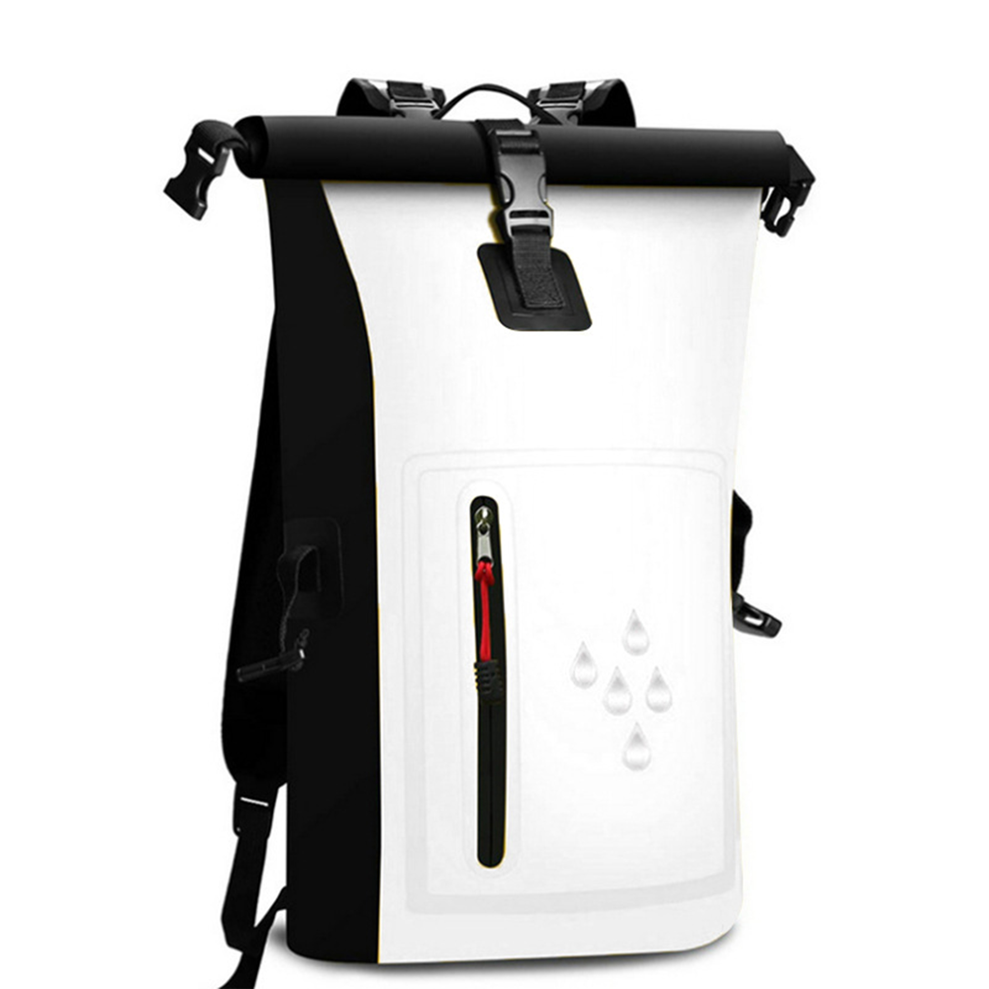 Roll Top Dry Backpack With Detachable Strap 7" x 10" x 17" 5