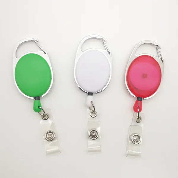 Carabiner Clip Retractable Badge Holder 3