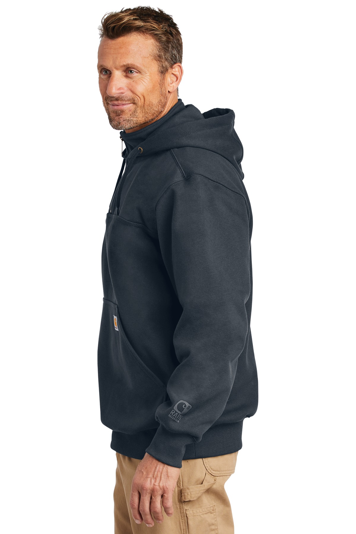 Carhartt® Rain Defender Paxton Heavyweight Hooded Zip Mock Sweatshirt 12