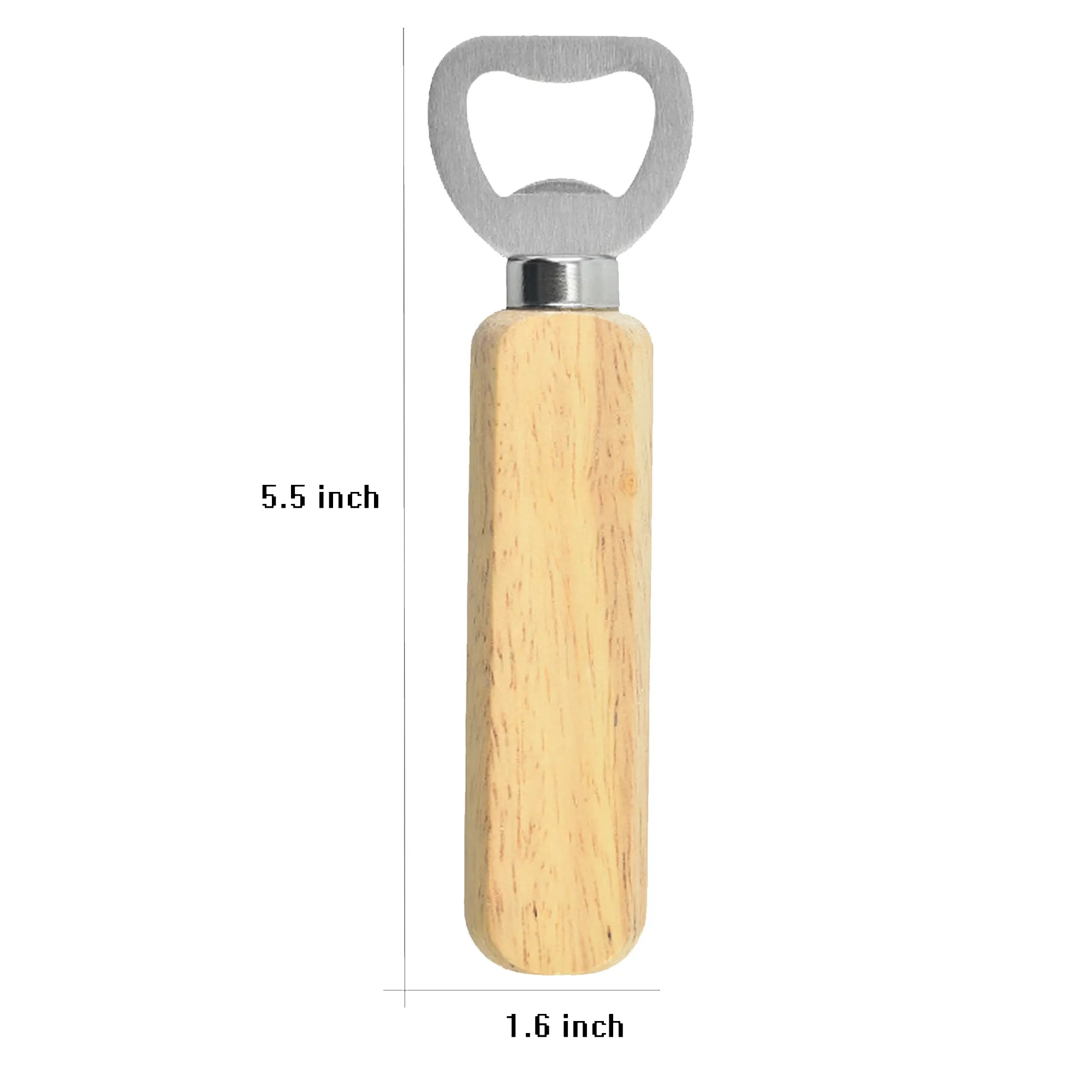 Wooden handle bottle Opener 5