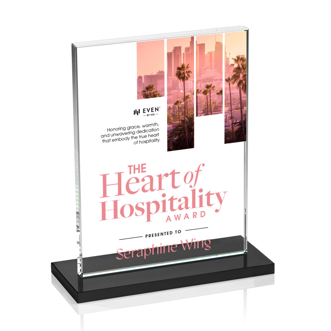 Emperor VividPrint™ Award - Black (Vert)