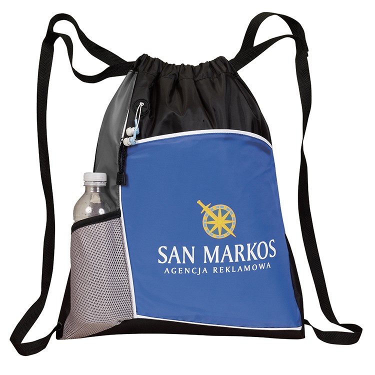 Crescent Trimmed Drawstring Duffle 4