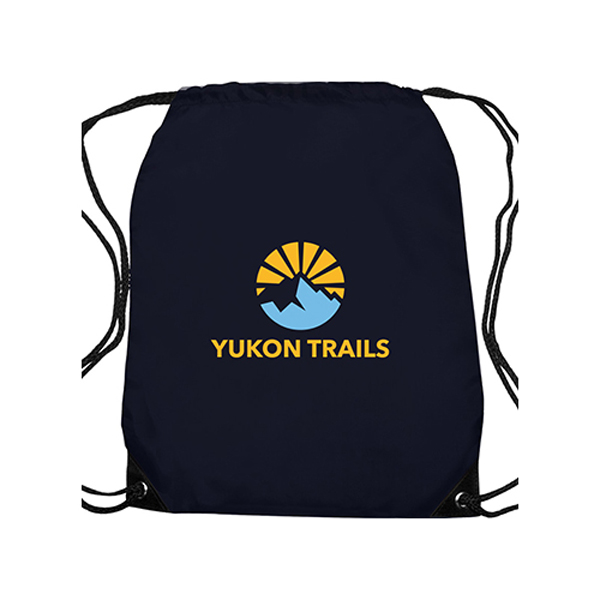 The Traveler Drawstring Backpack (2 Color Imprint) 3