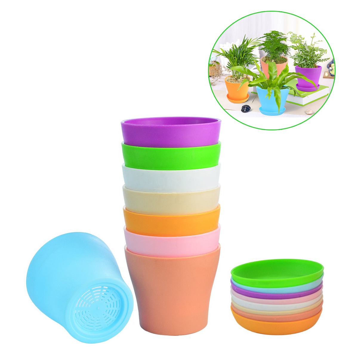 Mini Plastic Plant Pot 2