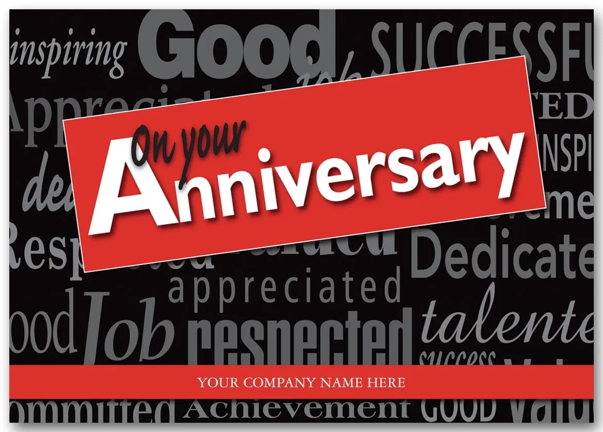 Banner Day Anniversary Cards 1