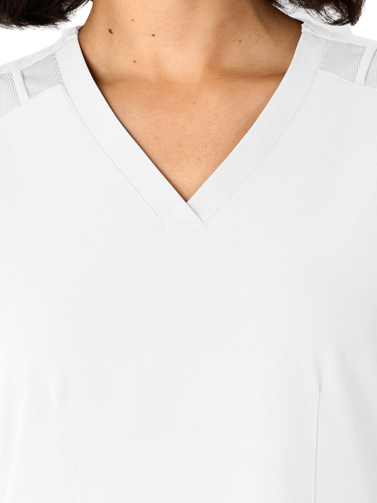 Wink - W123 - Women's Flex-n-Reach Side Panel V-Neck Top 34