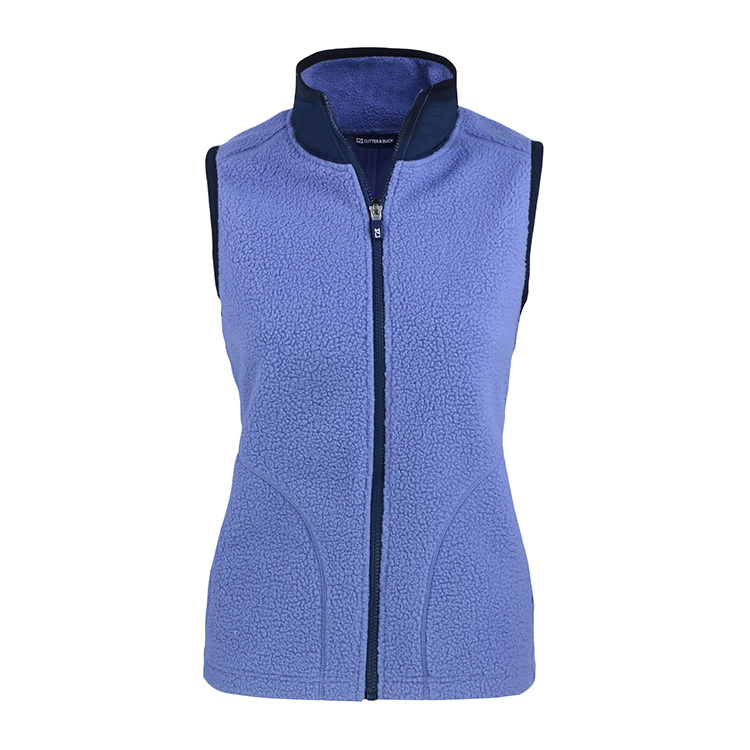 Cutter and Buck Ladies Cascade Eco Sherpa Fleece Vest 4