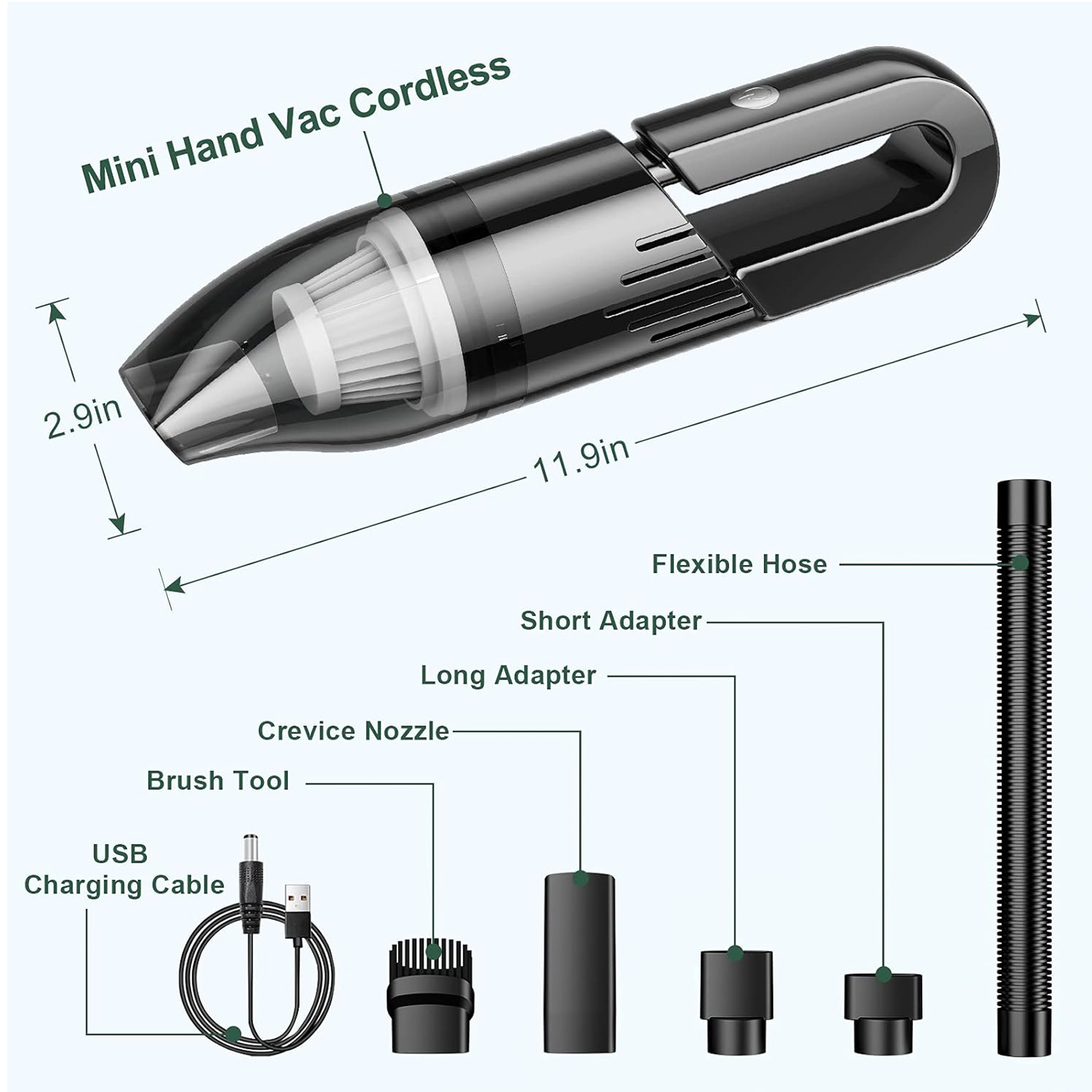 Cordless Handheld Vacuum Cleaner 5