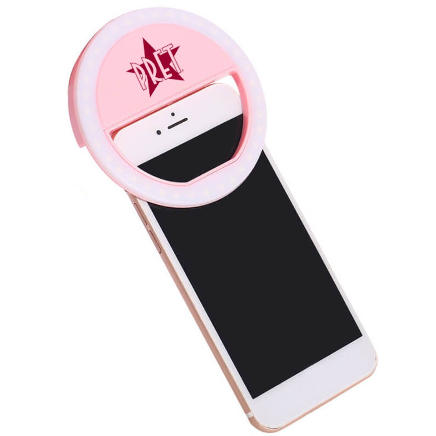 Phone Selfie Ring Lights w/ Custom Imprint, 3W Portable LED 8