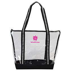 Diamond Clear TPU Zippered Tote 2