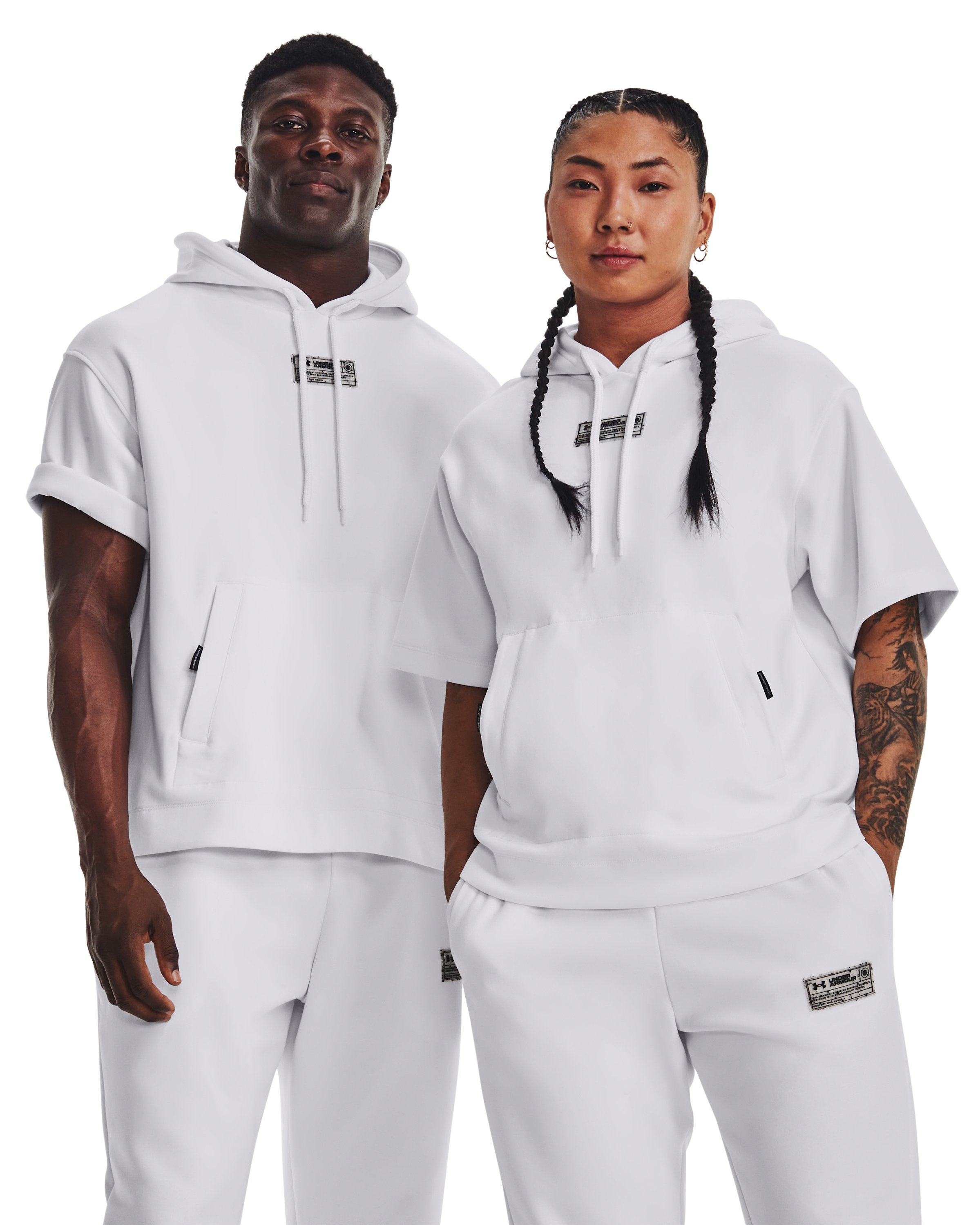 Unisex UA Summit Knit Short Sleeve Hoodie, custom hoodie or sweatshirt with logo imprint 3