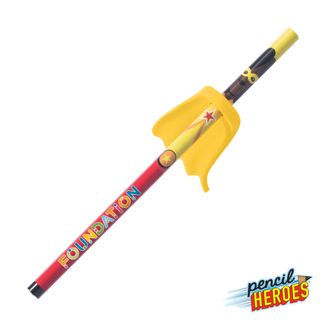 Pencil Heroes®  Superhero Series Female w/Cape 9