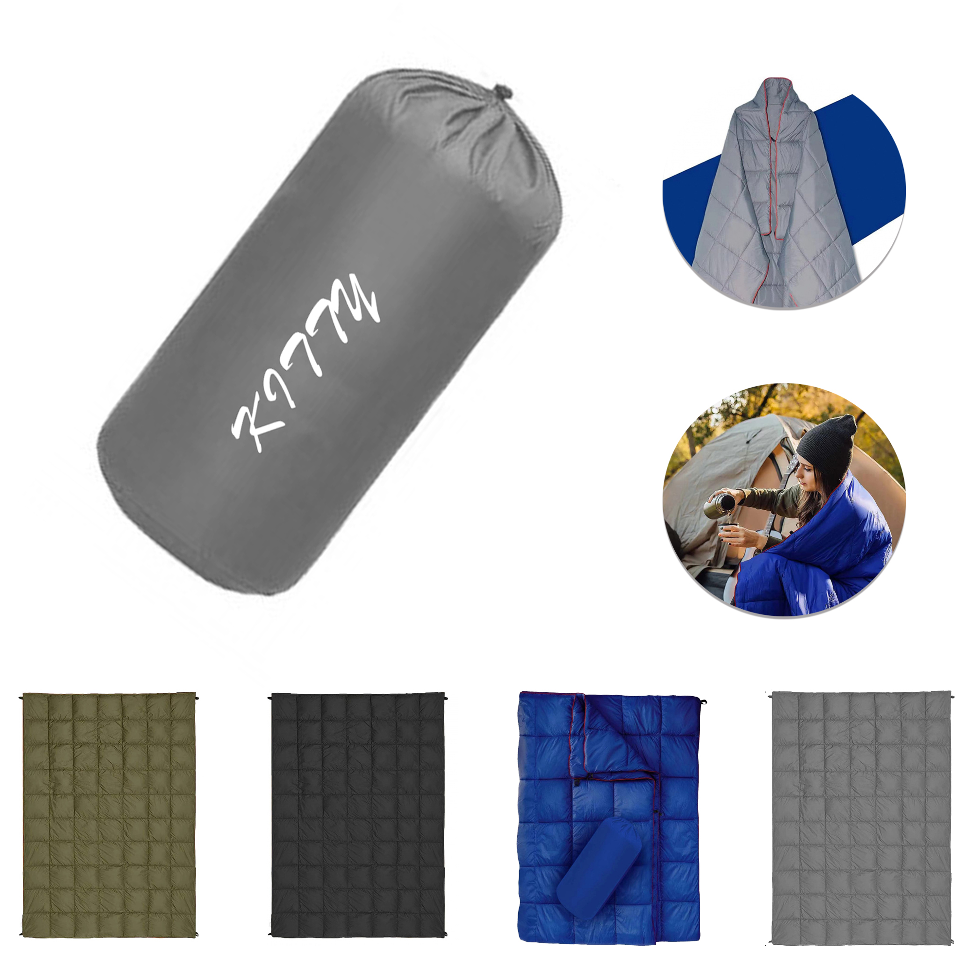 Portable Lightweight and WarmCamping Blanket