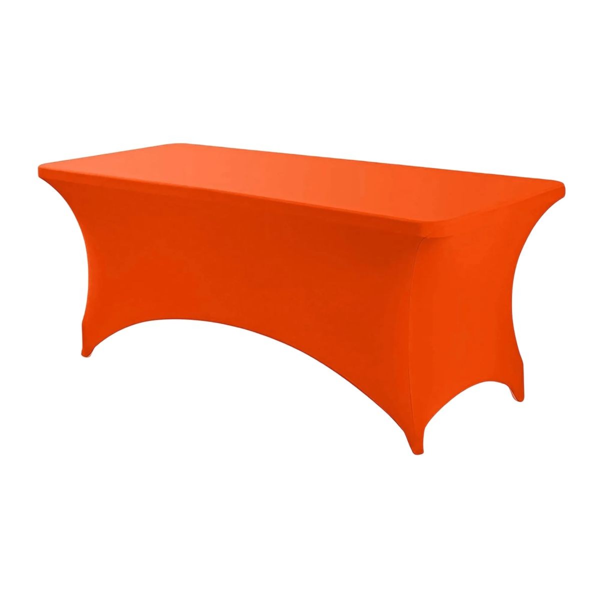 Fitted Polyester Tablecloth for Standard 6 Foot Tables 3