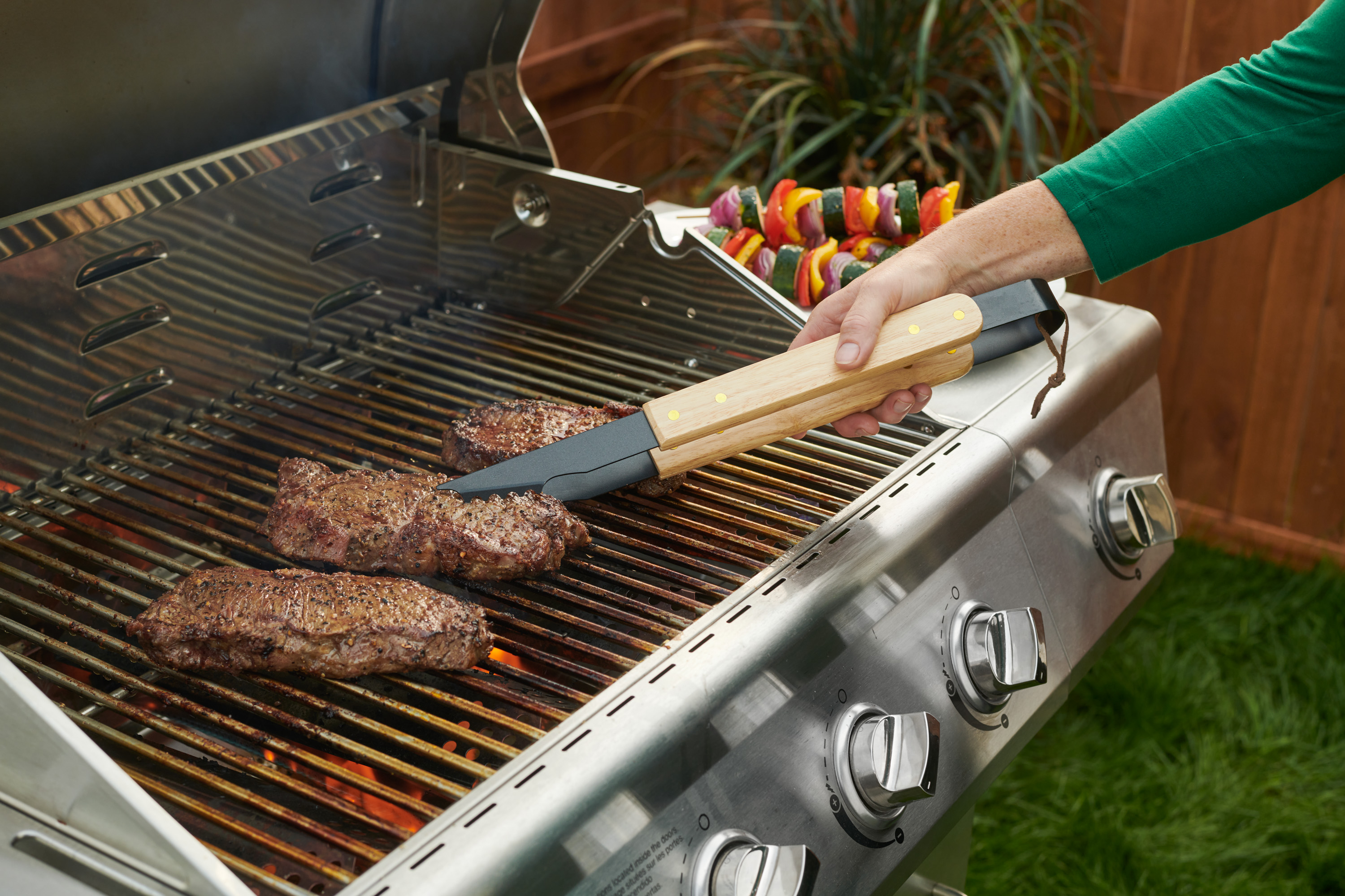 Premium Wood Handle BBQ Set 5