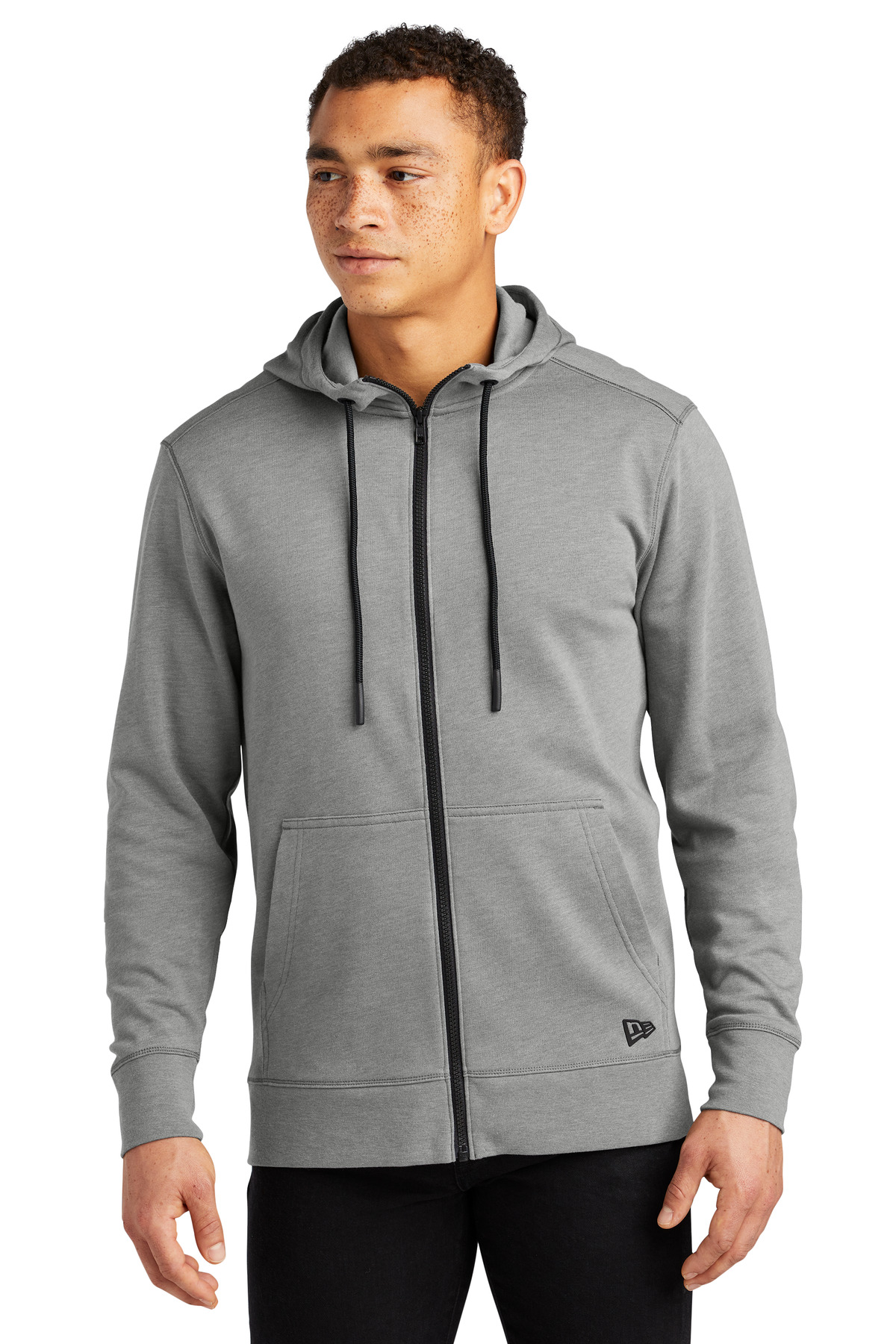 New Era Tri-Blend Fleece Full-Zip Hoodie NEA511 40