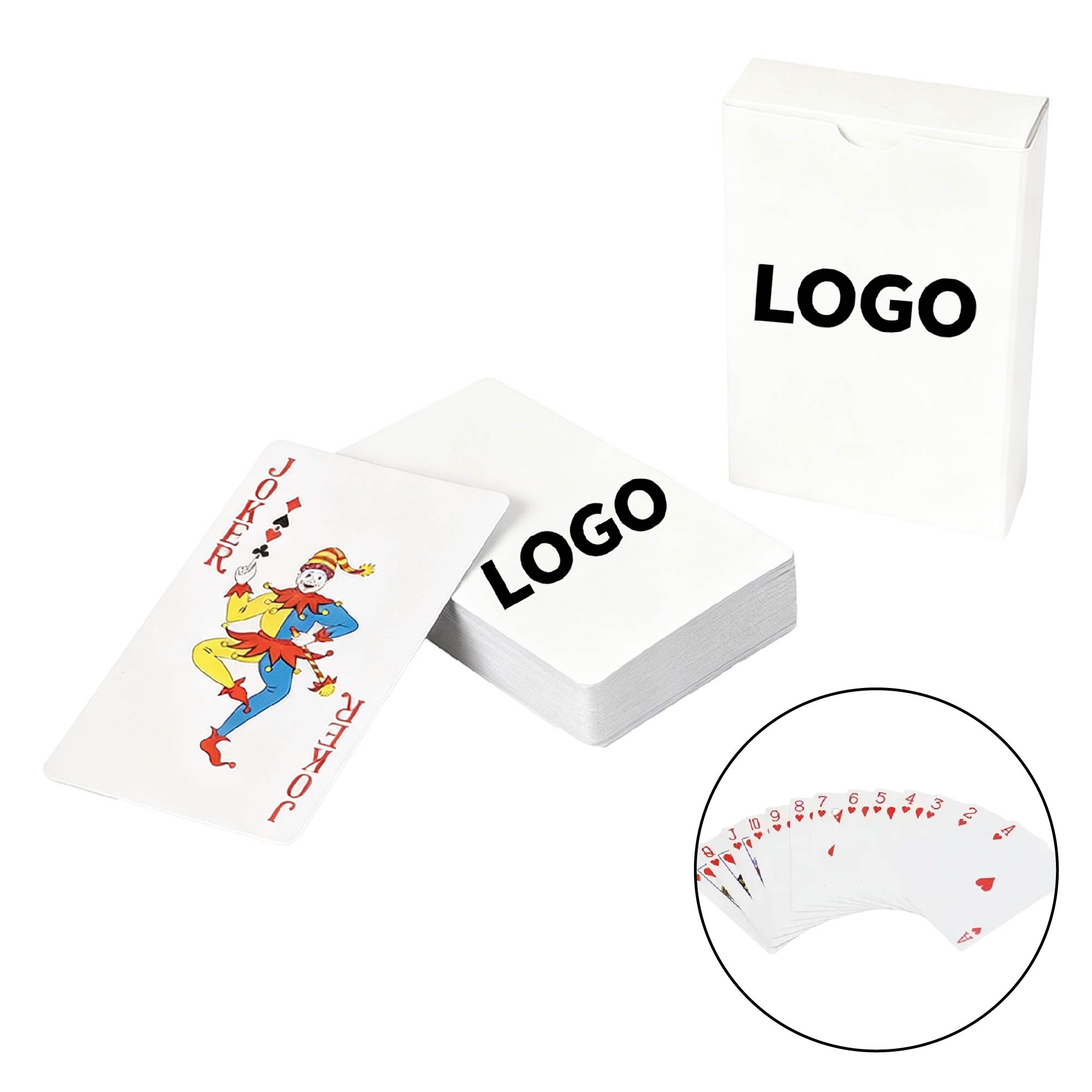 Advertising 320GSM Promotional Playing Cards 2
