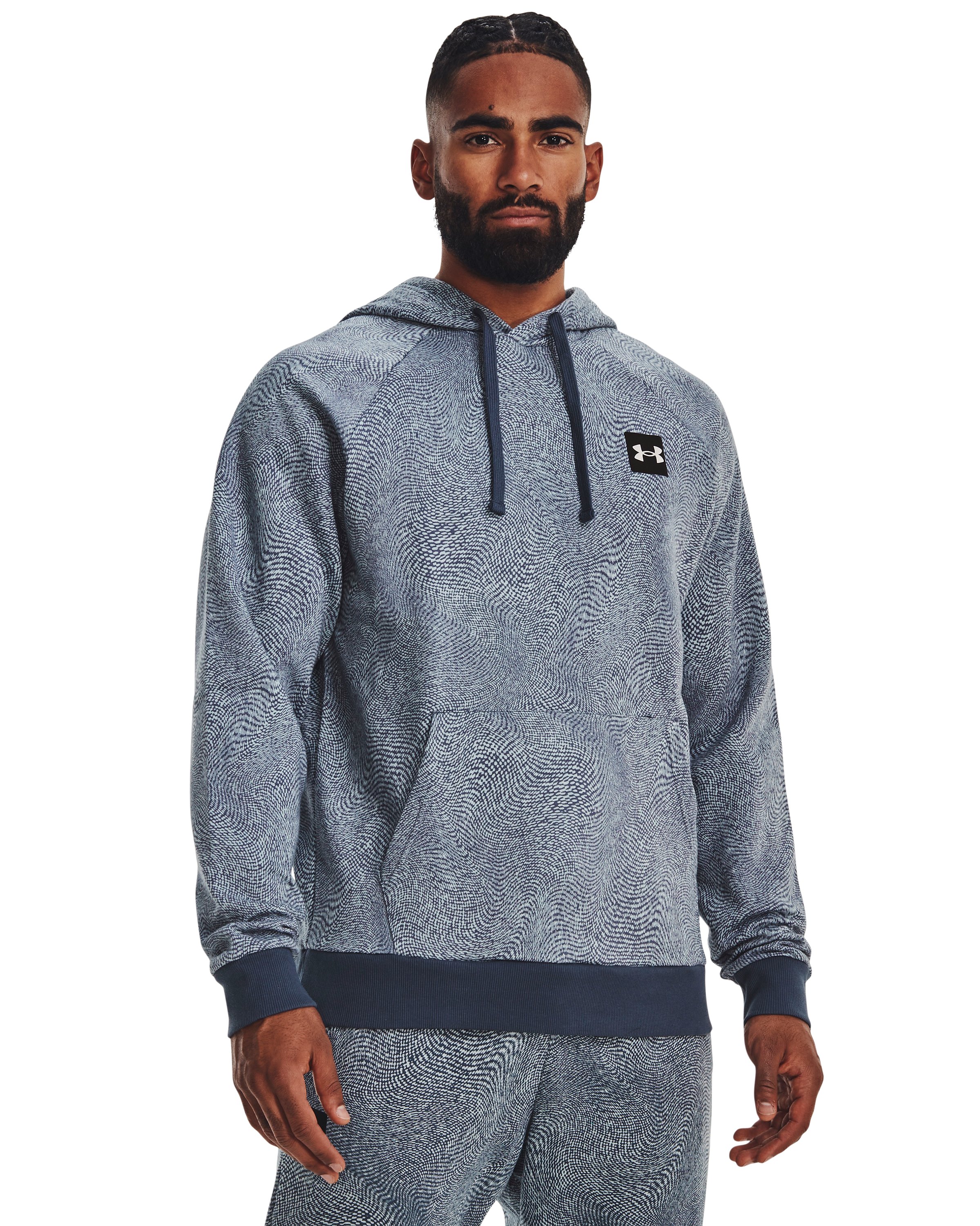 Men's UA Rival Fleece Printed Hoodie, custom hoodie or sweatshirt with logo imprint 4