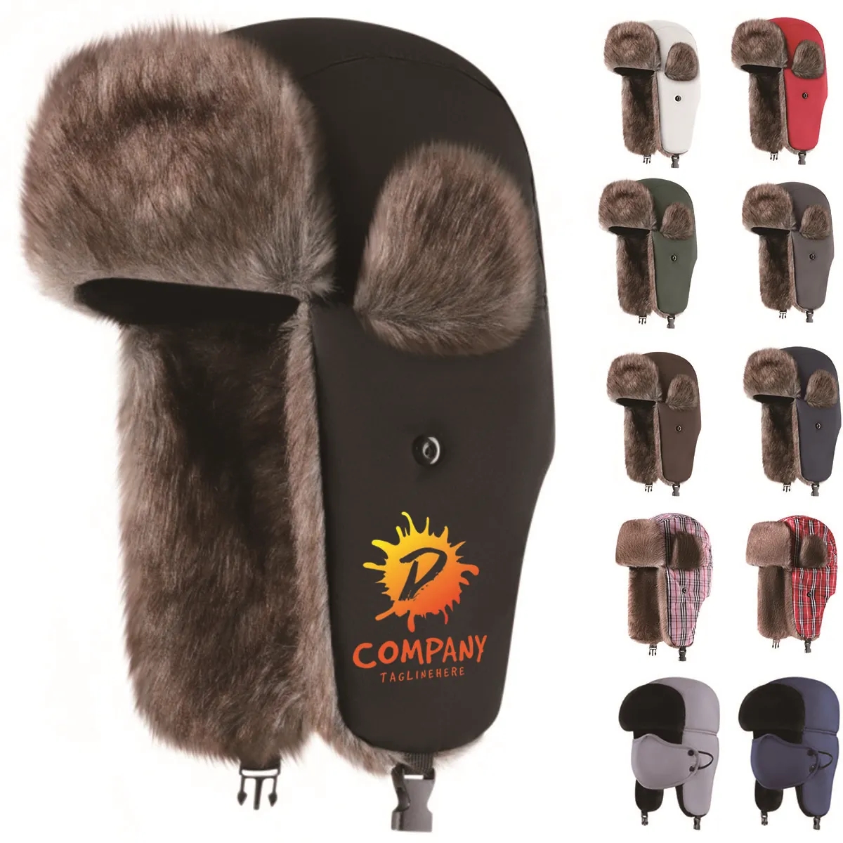 Aviator Trapper hat Trooper Ear Flaps Eskimo Warm Winter 3