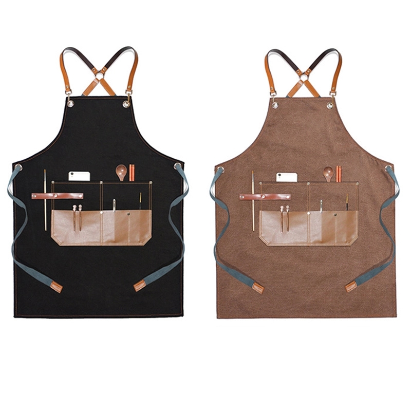 Multi Pocket Denim Apron 4