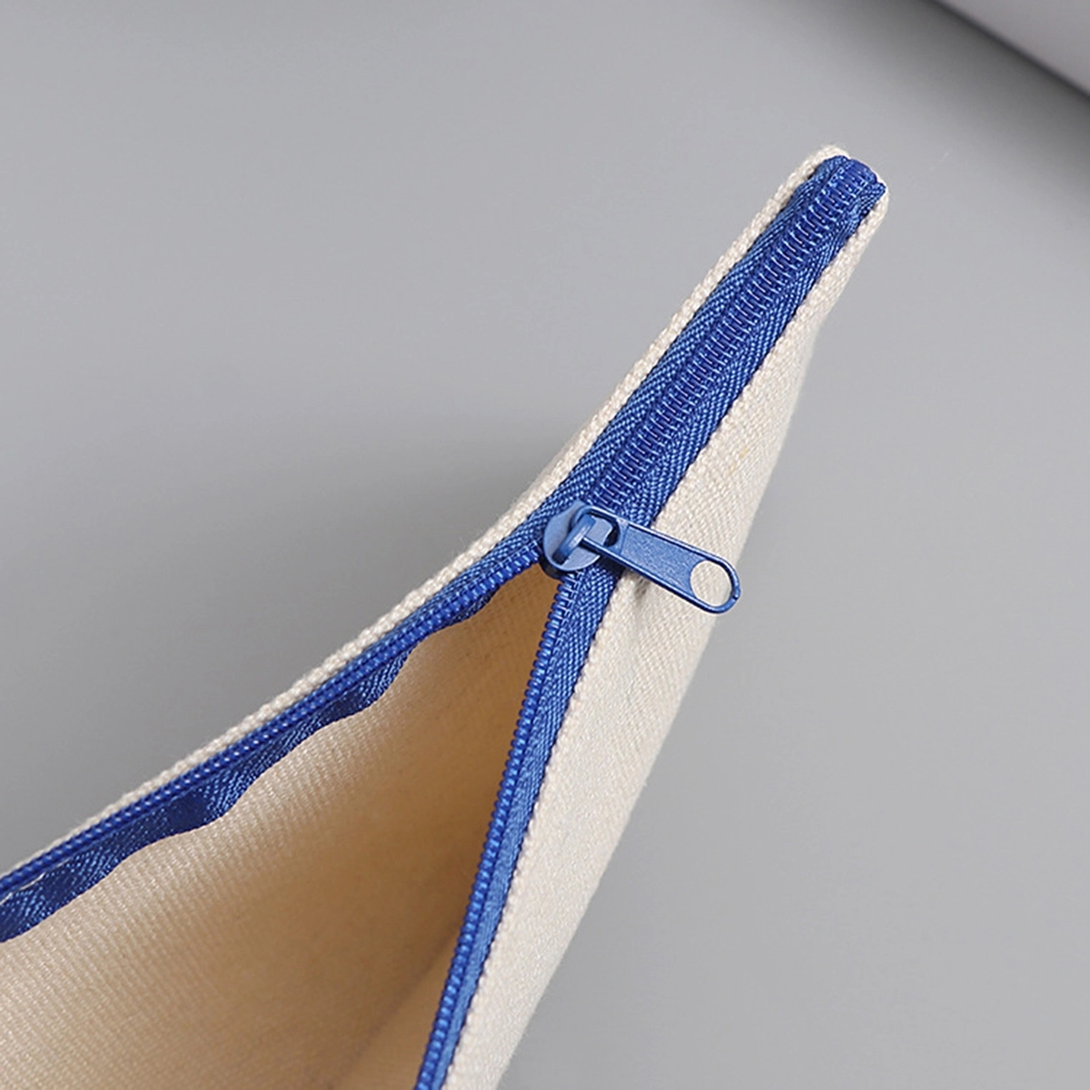 Zipper canvas makeup stationery bag 4