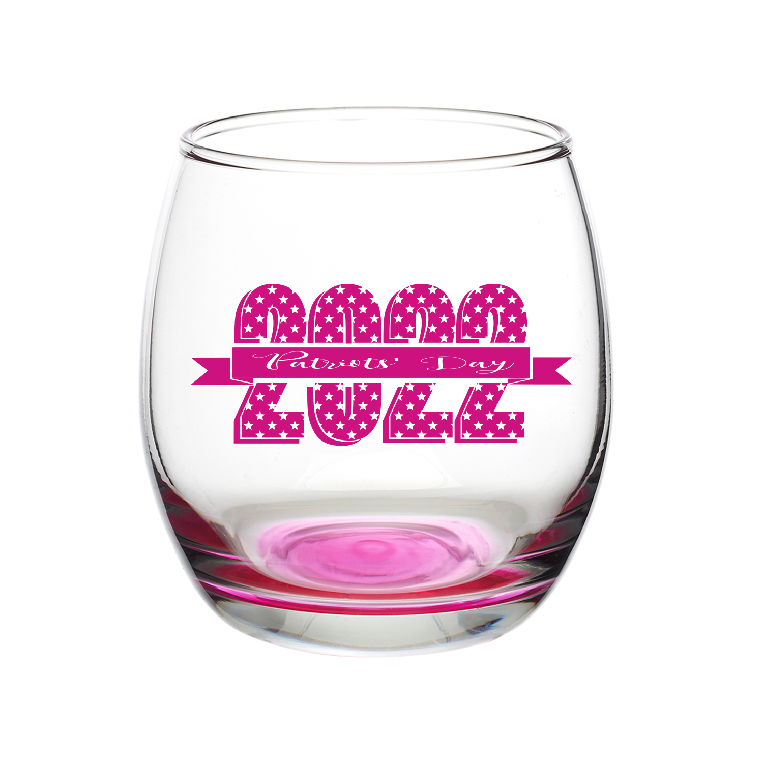 11.5 oz. Mikonos Stemless Wine Glass (1 Color Imprint) 4