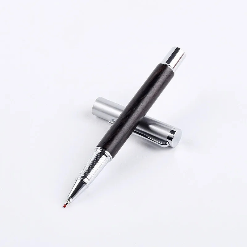 Wood Ballpoint Solid Metal Pen 3