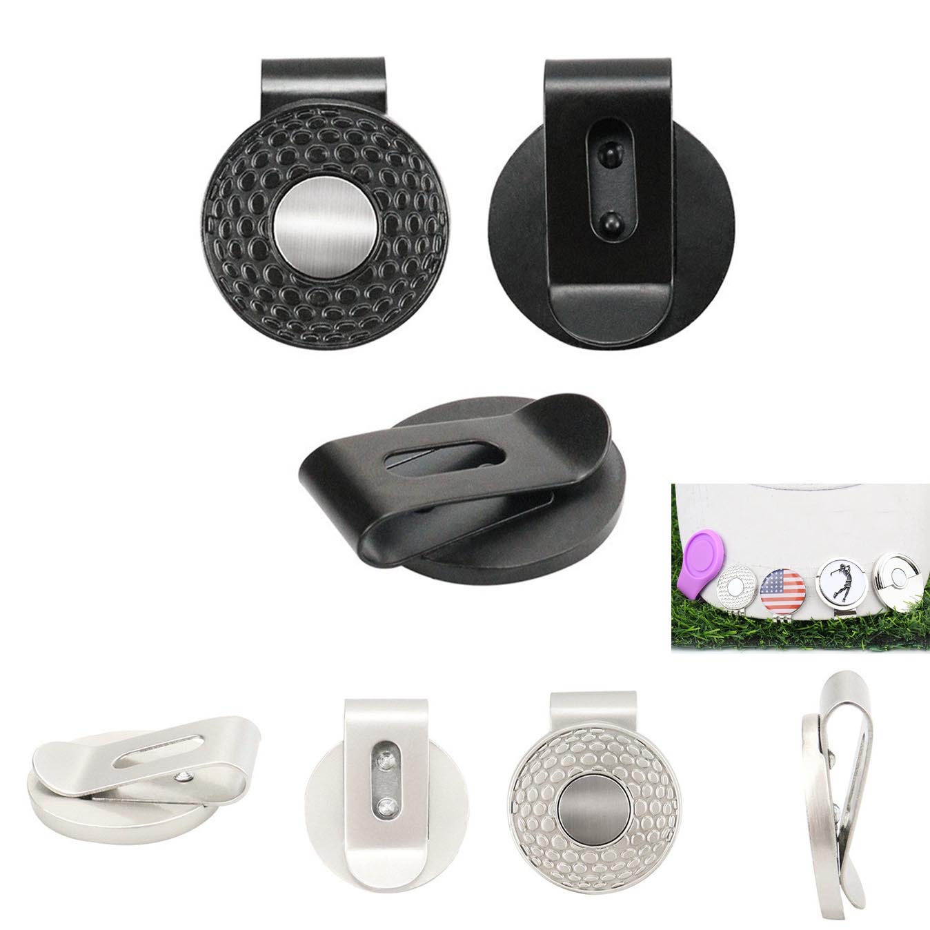 Golf Ball Marker Hat Clip 3
