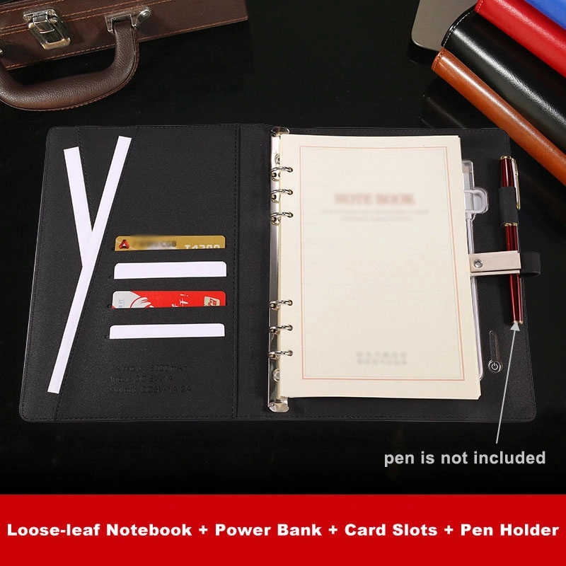 Tech Loose-leaf Notebook with Charger 5
