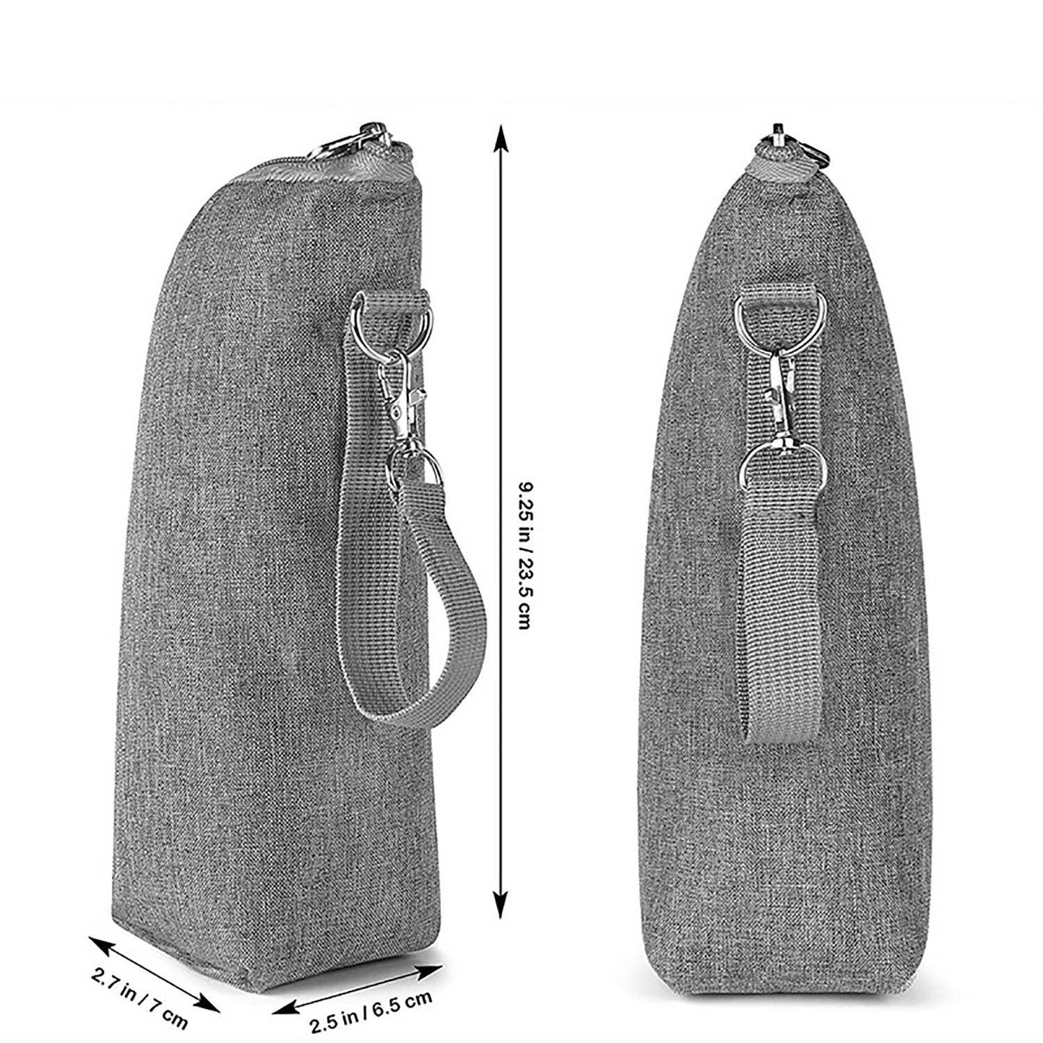 Baby Bottle Insulated Carrier Bag w/ Zipper 8