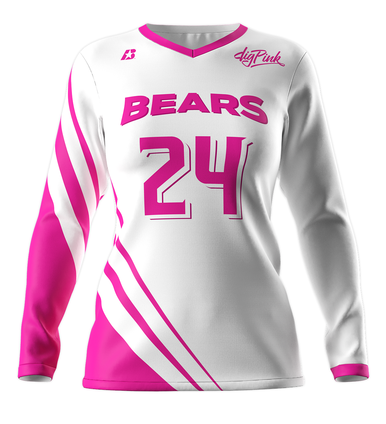 Jersey, Volleyball Long Sleeve, Women's 14