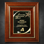 Americana Plaque with Wood Insert 4