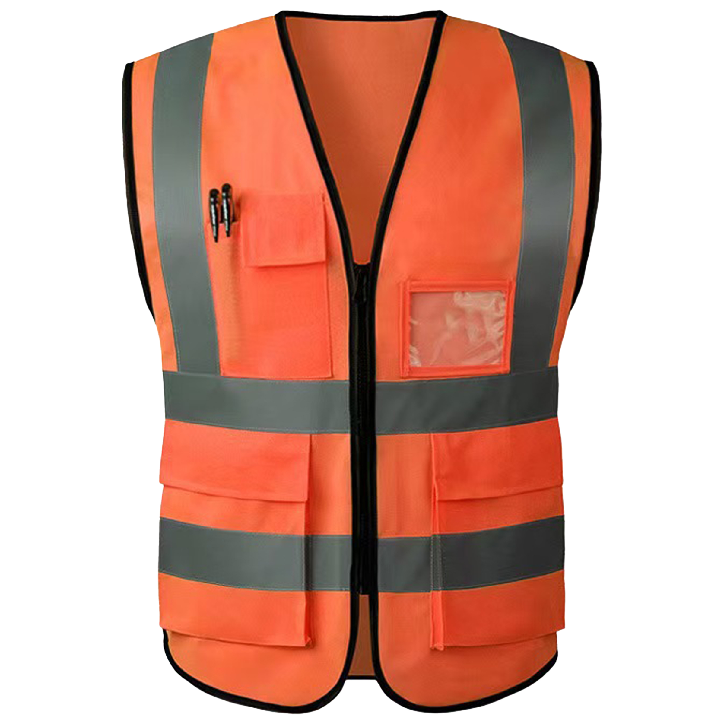 Polyester Multi Pocket Reflective Vest 2
