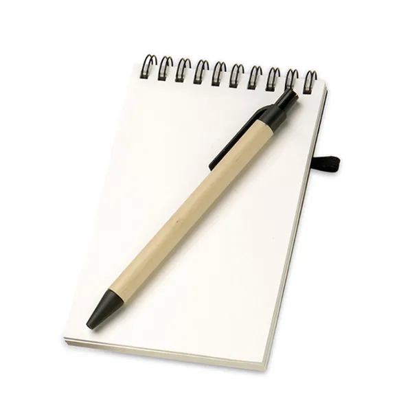 Recycled Spiral Notepad With Pen 3