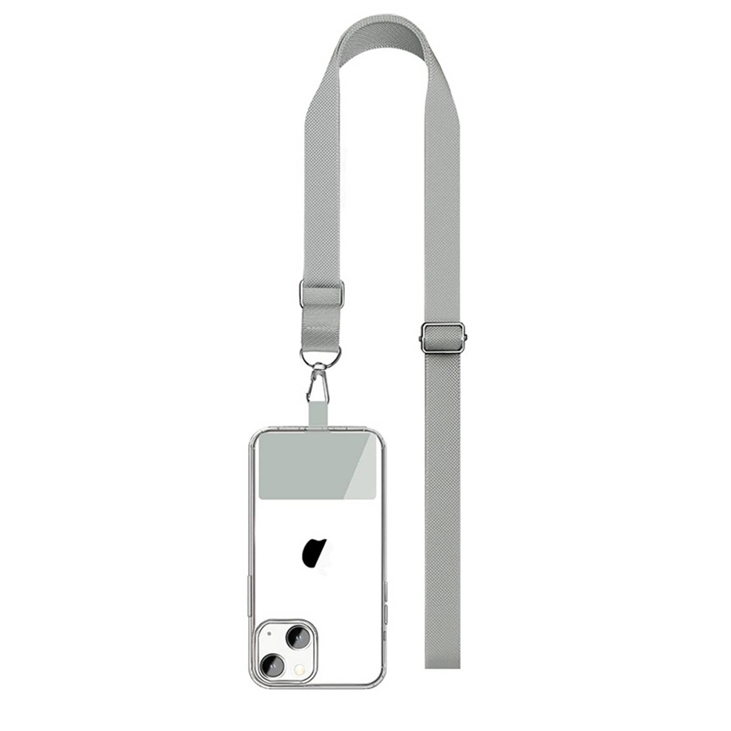 Cell phone case card lanyard wider retractable 3