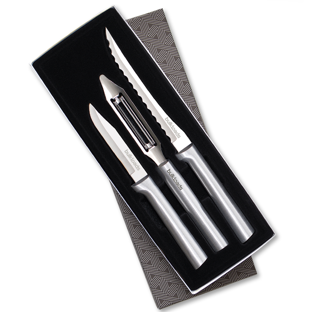 Peel, Pare and Slice Gift Set w/Silver Handle 2