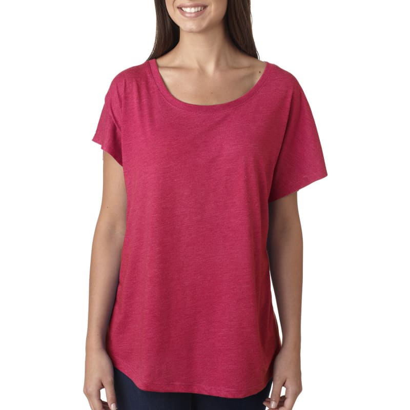 Next Level Apparel Ladies' Triblend Dolman T-Shirt 50