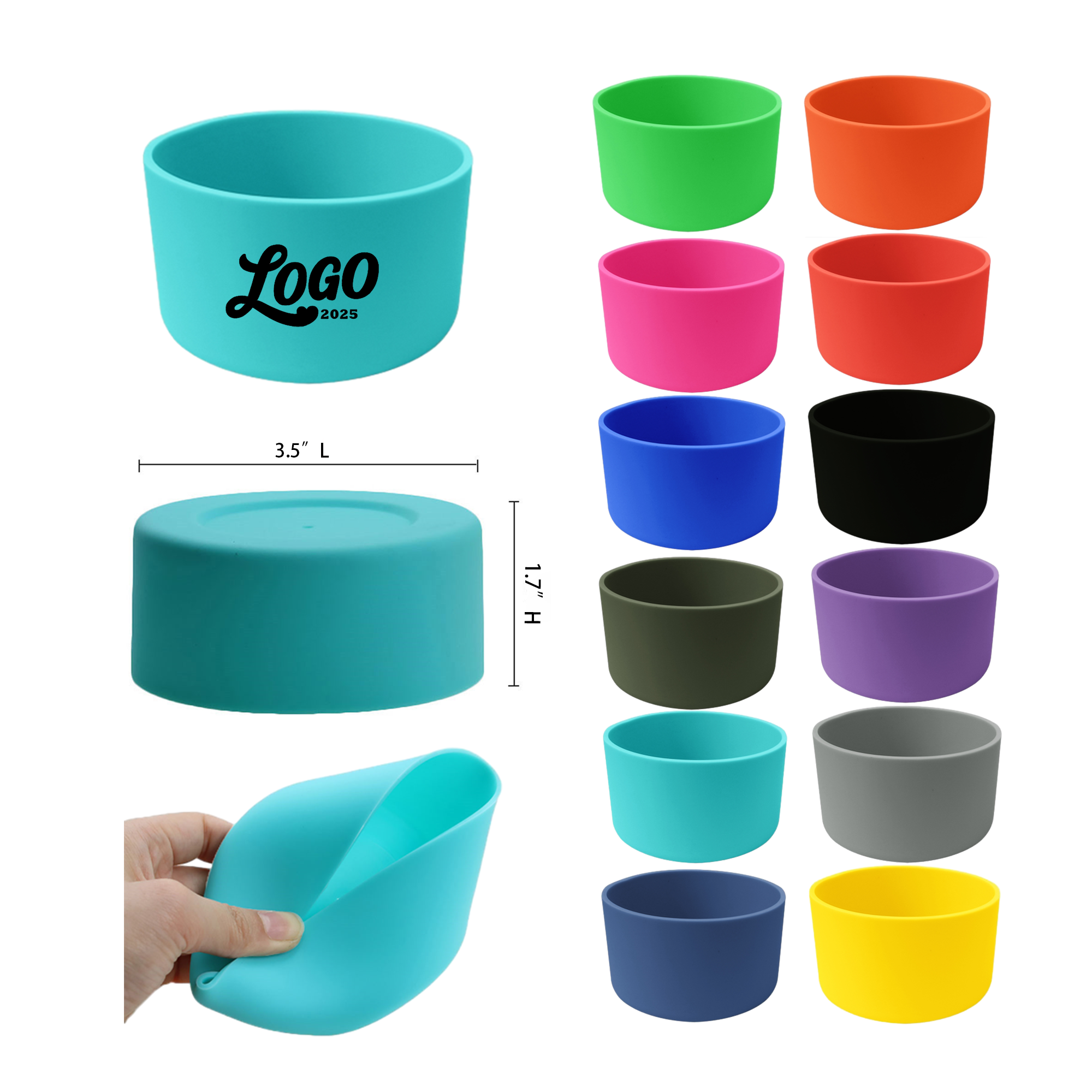 Plastic Cup Holder With Non-Slip Mat In Various Sizes 2