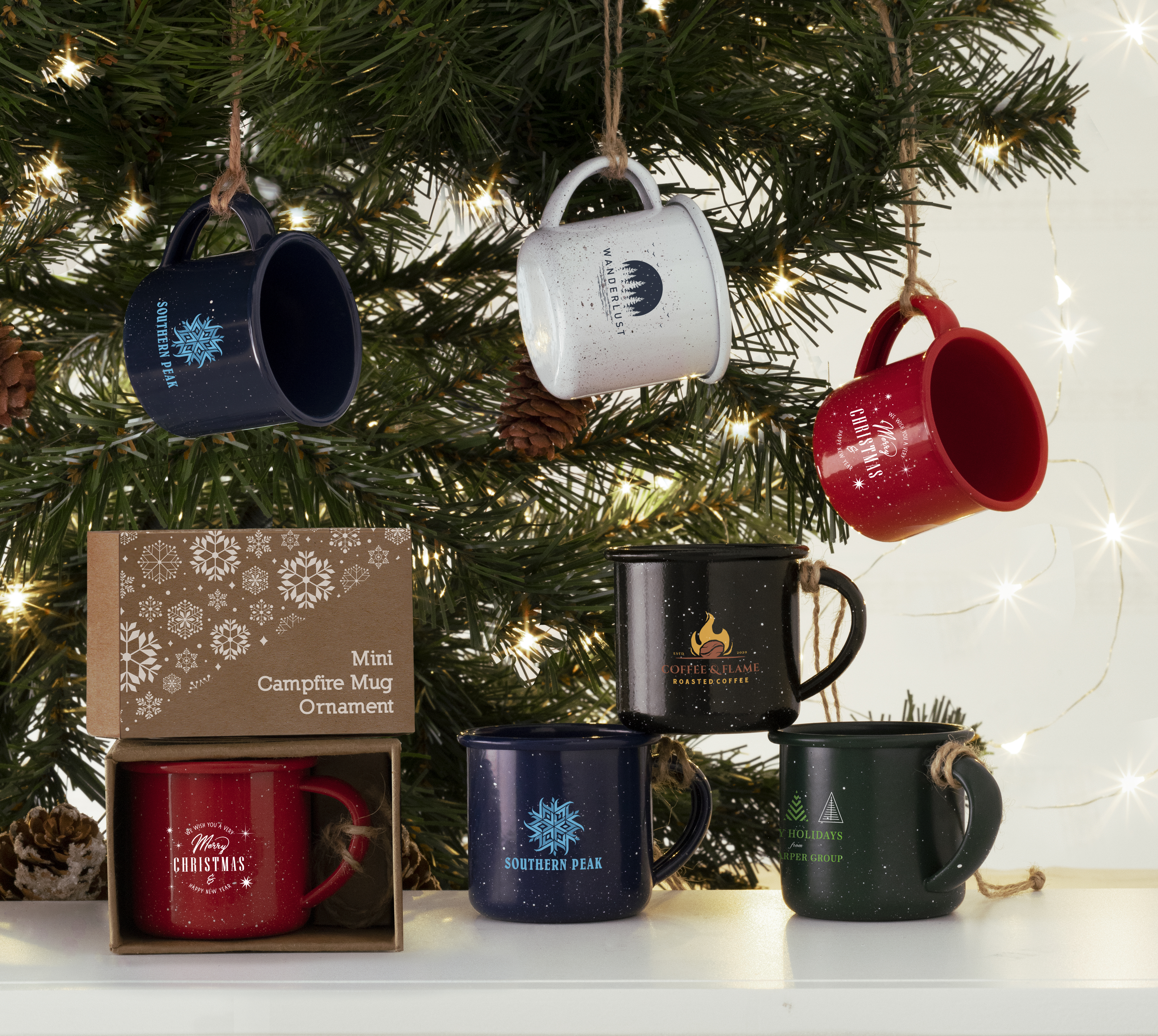 Mini Campfire Mug Ornament 8