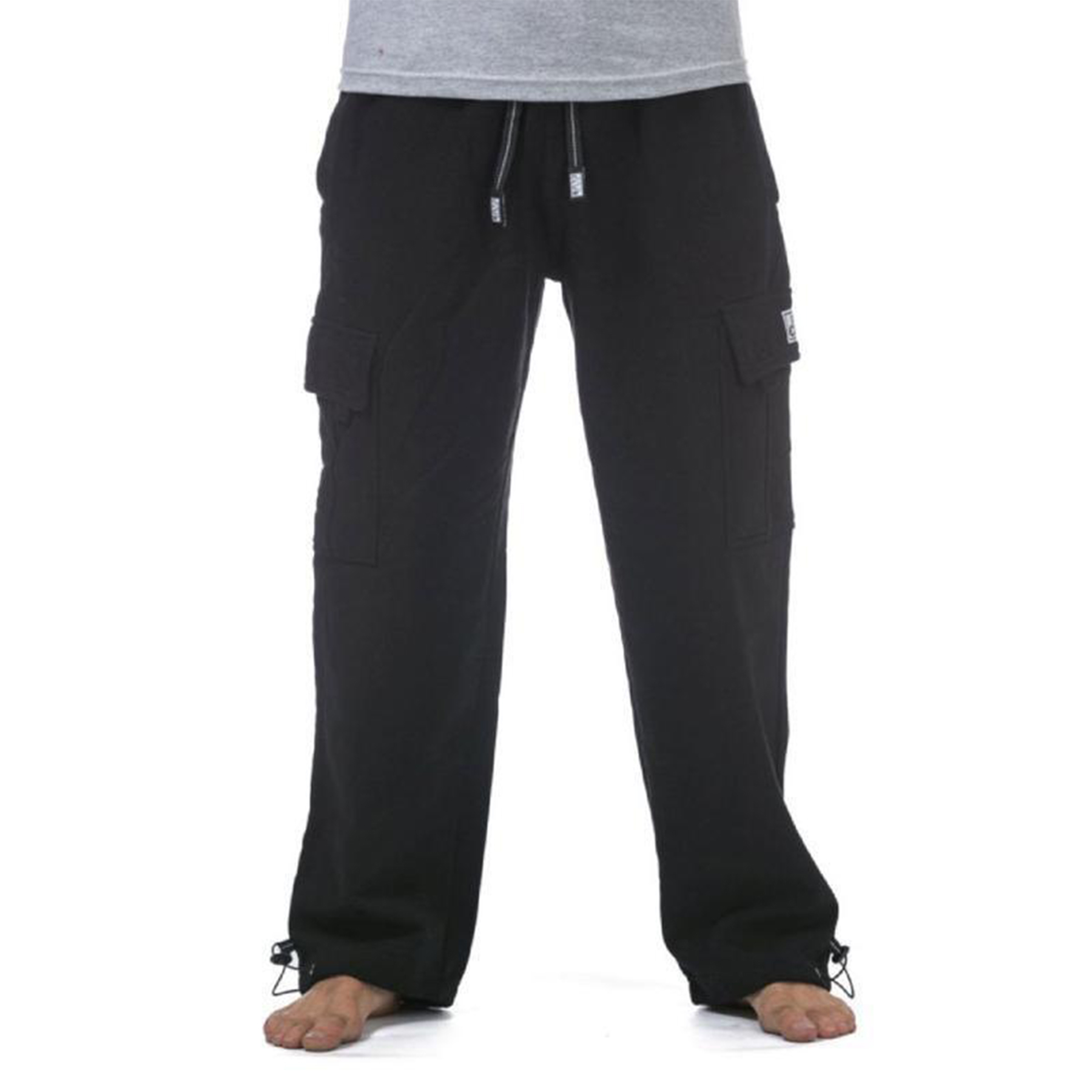 Men Heavyweight Fleece Cargo Pants 5