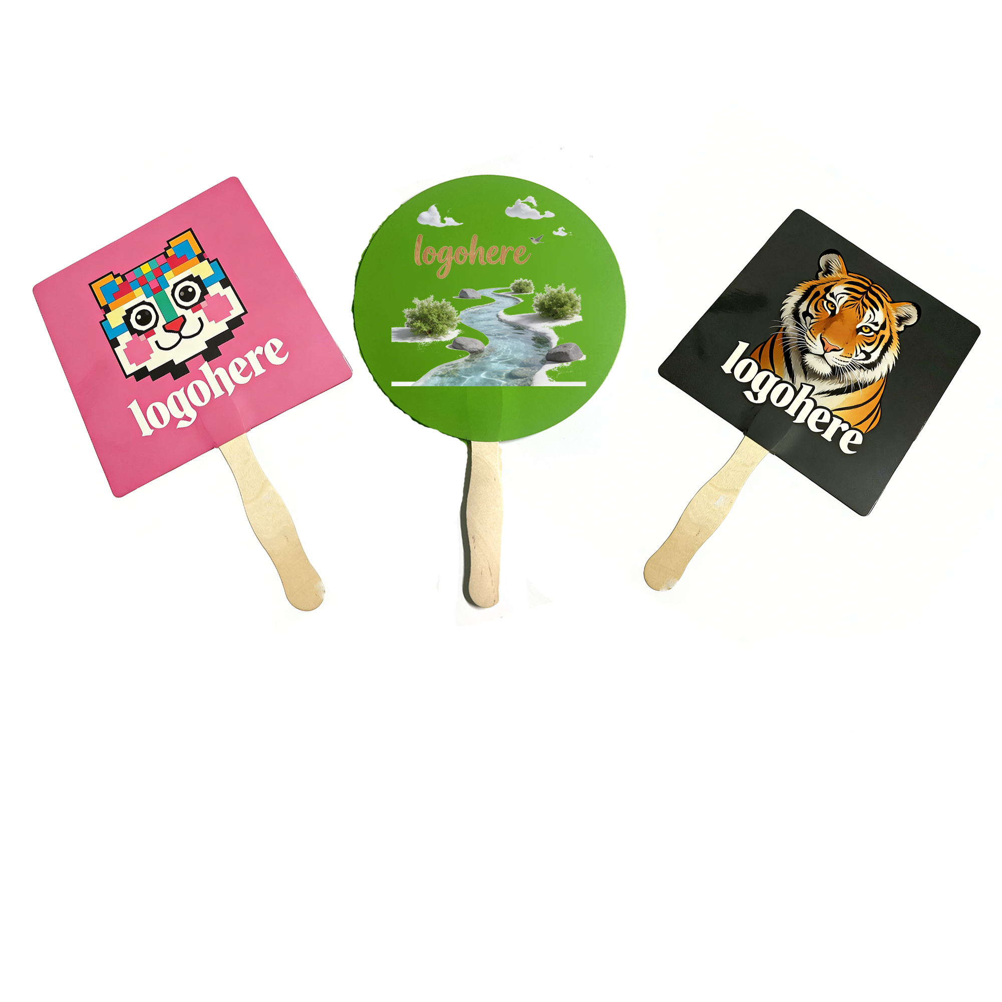 Promotional Wooden Fan 2