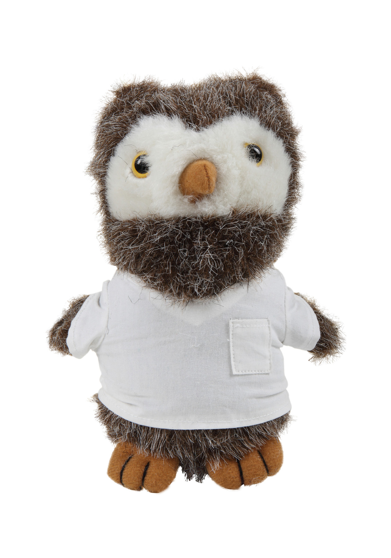 soft plush Owl with doctor jacket