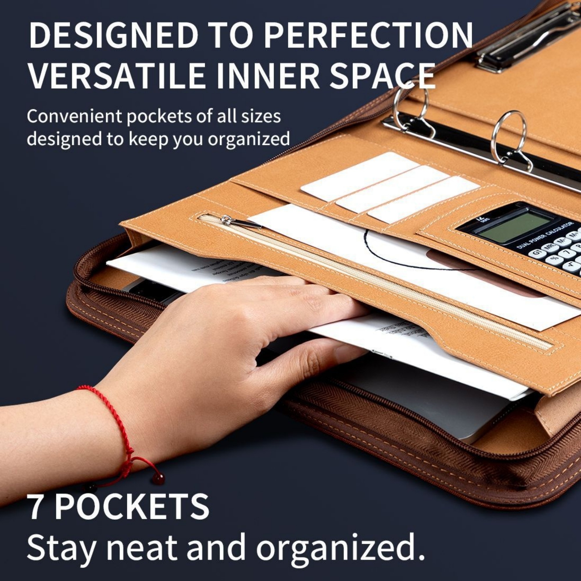Padfolio With Zippered All-in-One 4
