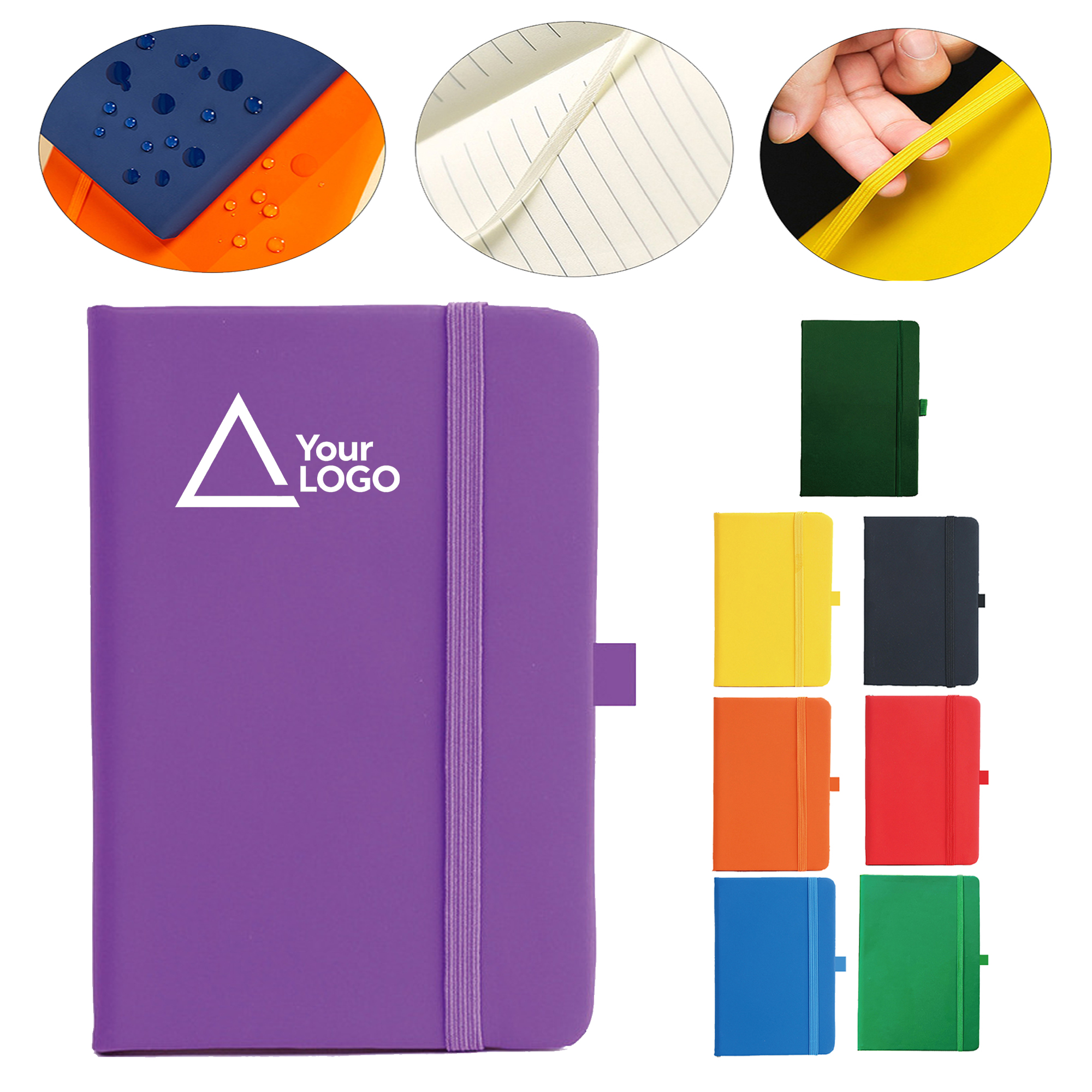 A5 Elastic Closure Business Notebook 2