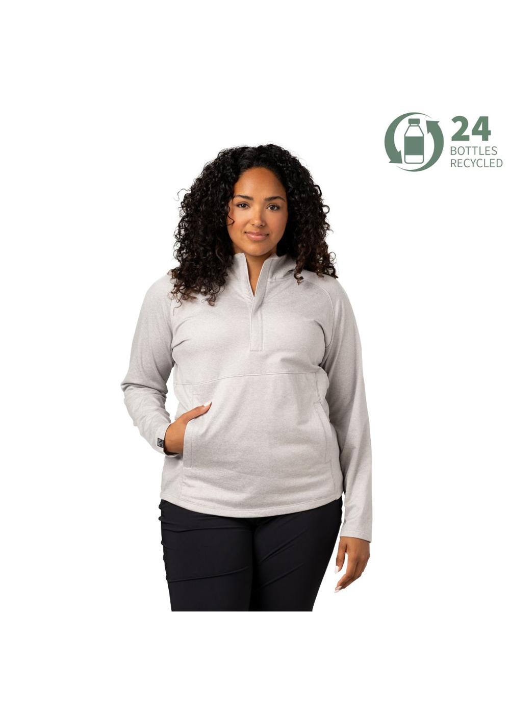 Storm Creek Women's Sidekick Super Soft Midweight Hooded Quarter Zip