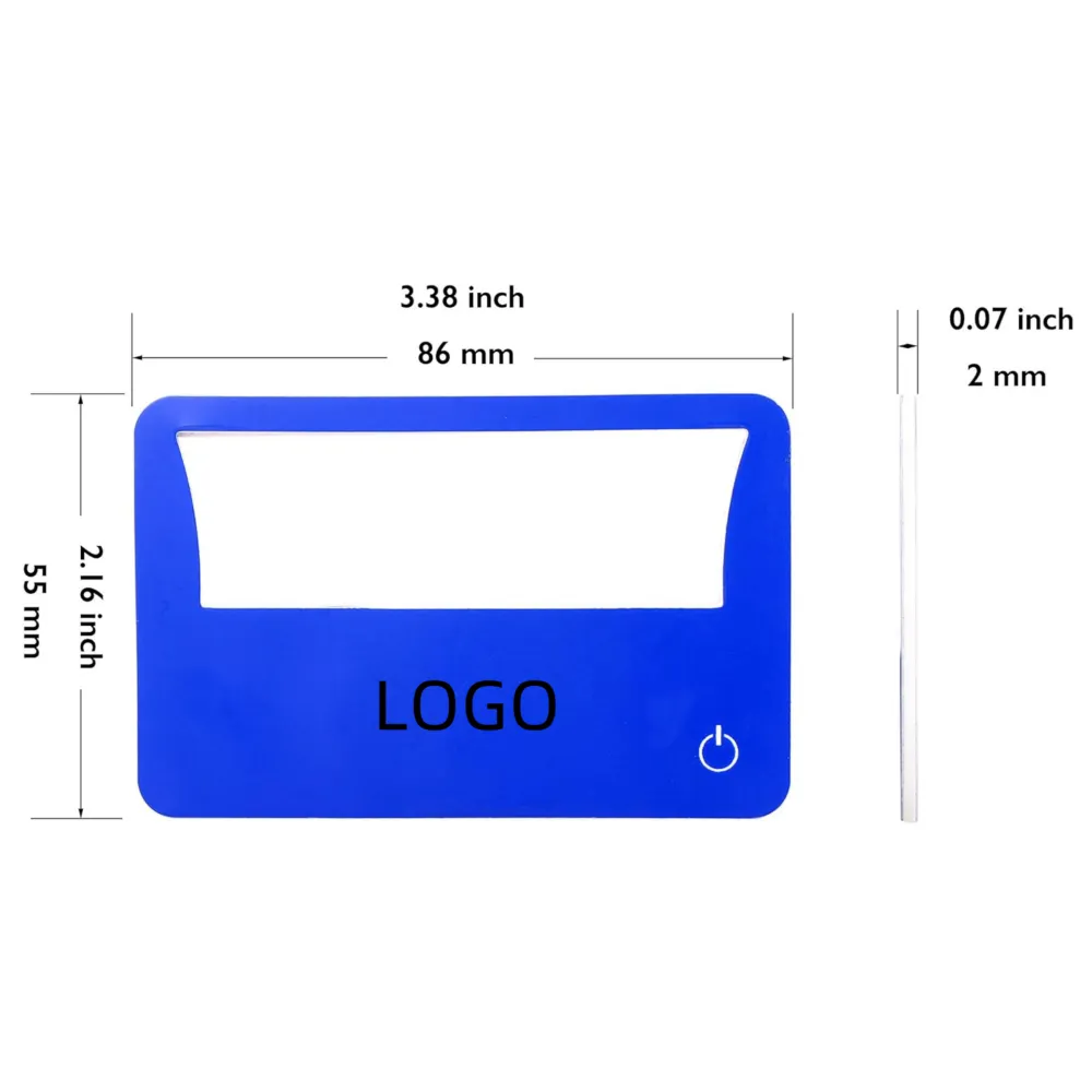 LED Credit Card Size 3X Magnifier 9