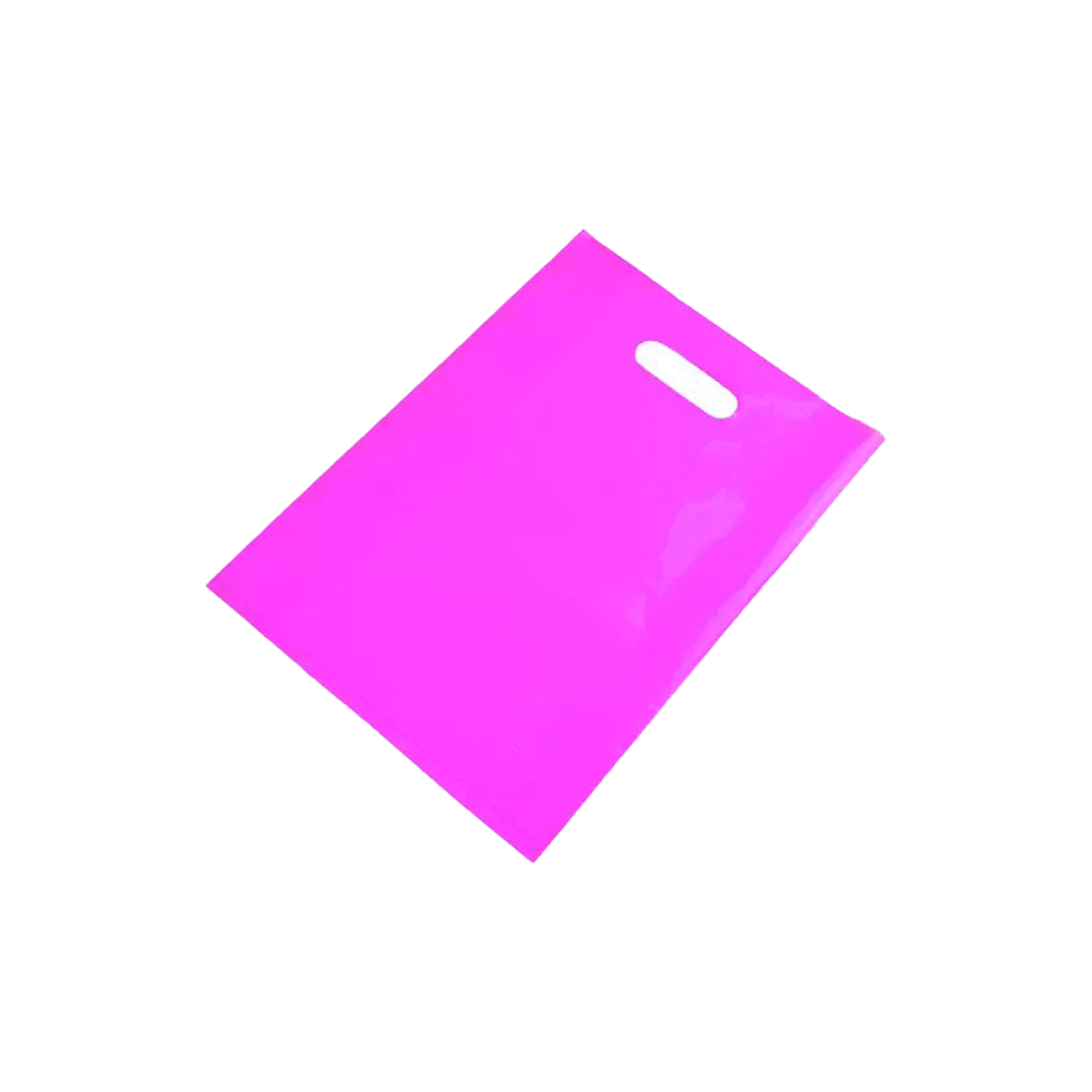 Custom Plastic Bag with Reinforced Handle 2