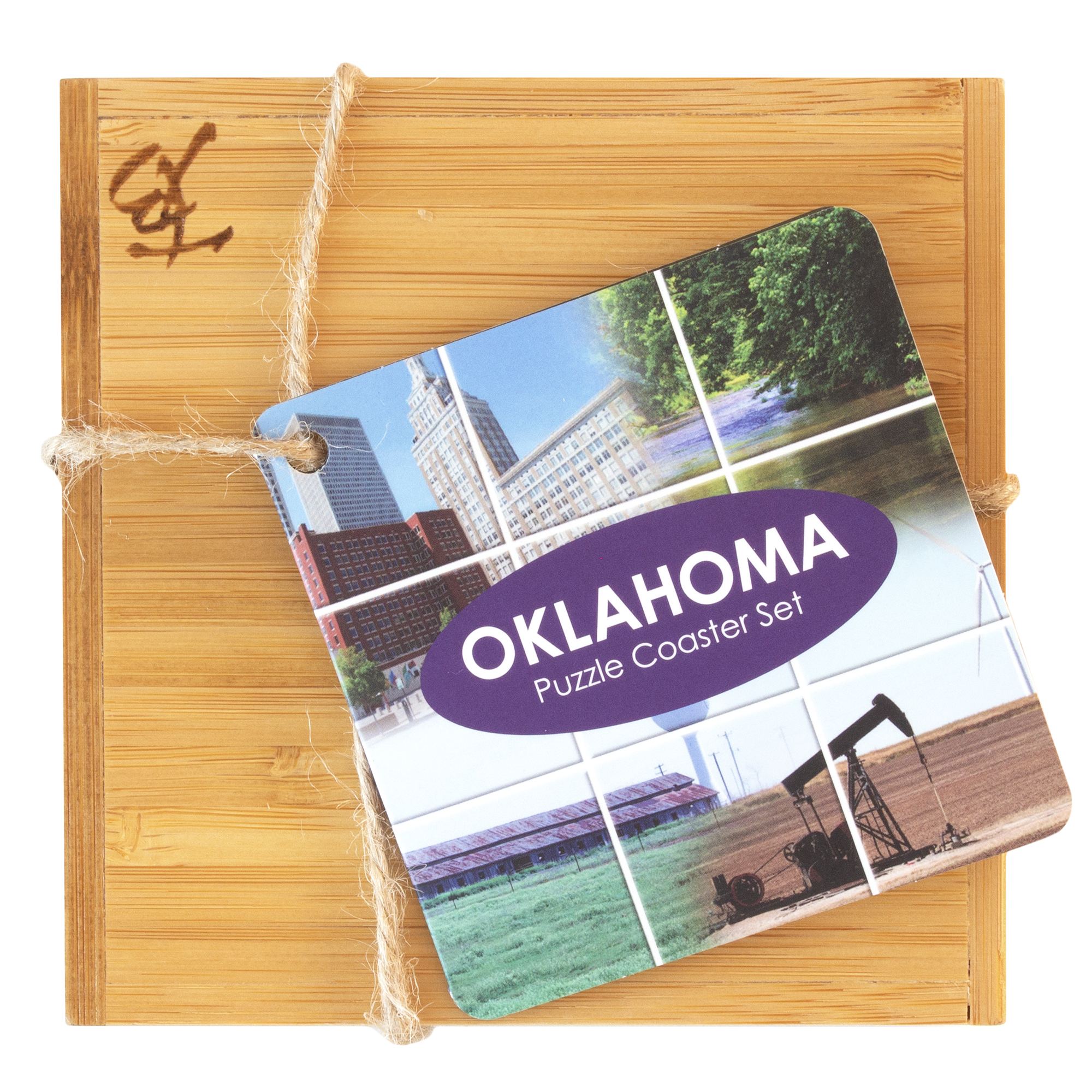 Oklahoma Puzzle Coaster Set 21