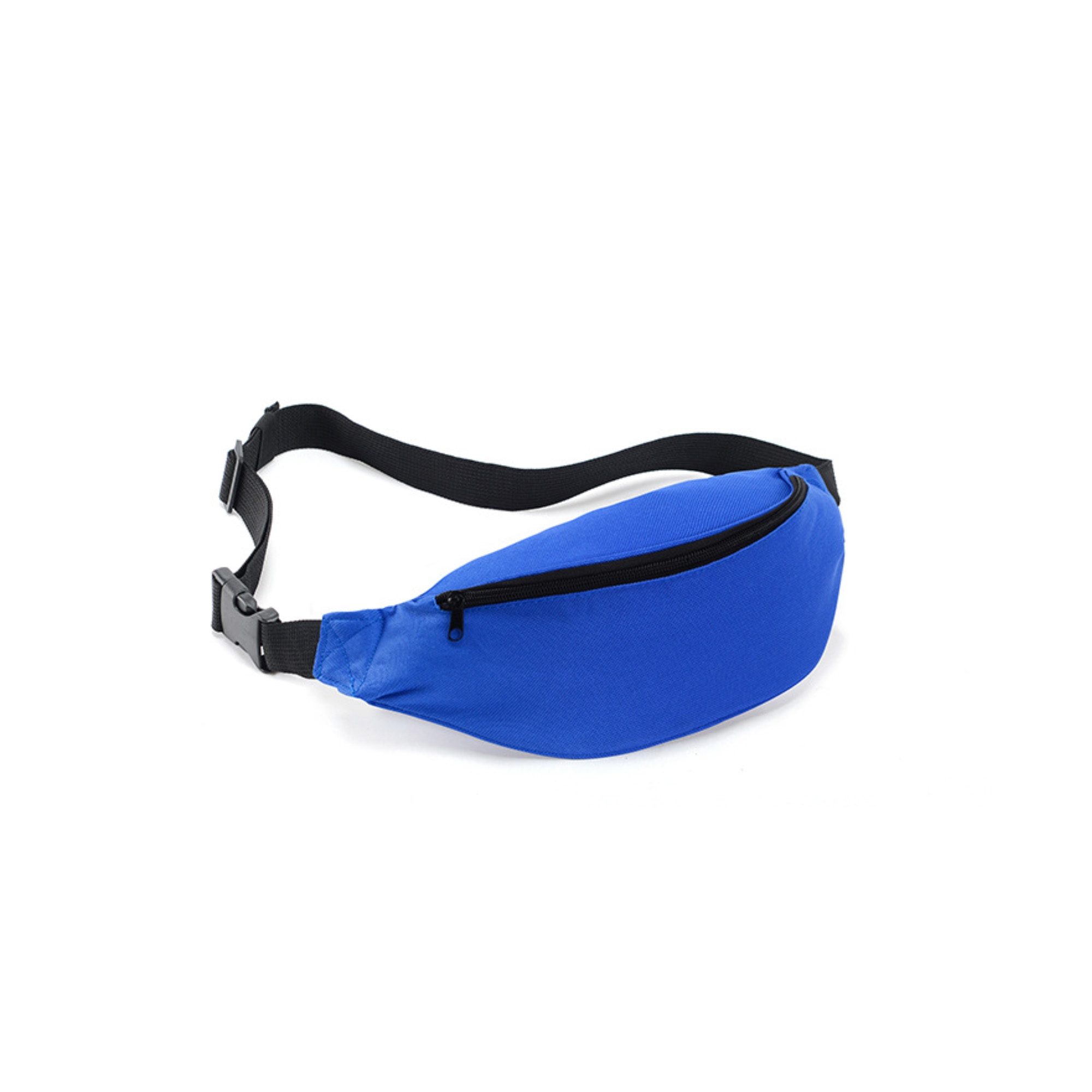 Polyester Fanny Pack With Three Zip Pockets 14.6" 4