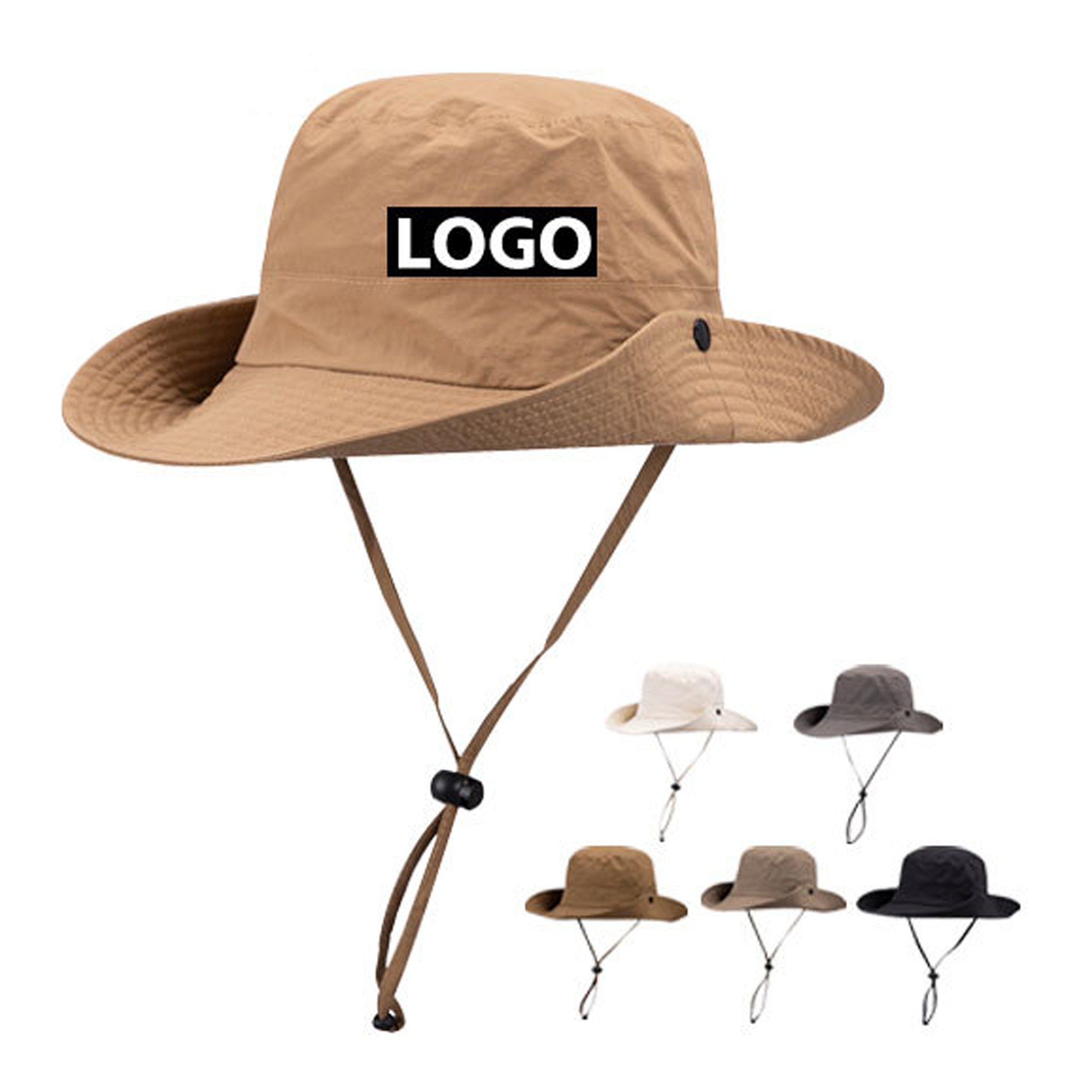 Outdoor Quick-Drying Fisherman's Hat Custom Logo 2